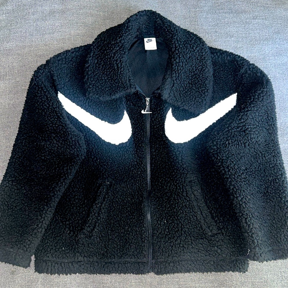 Nike NSW Swoosh Faux Fur Jacket